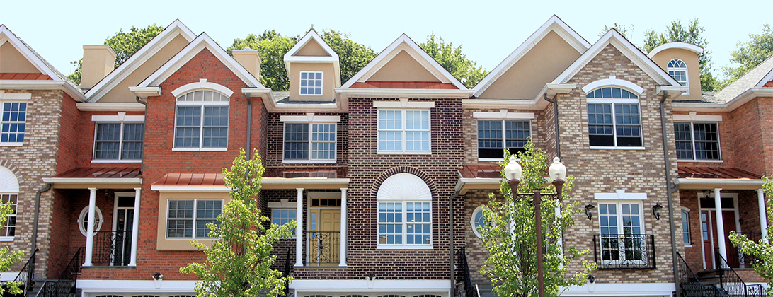 Outdoor view of condos