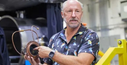 An engineer discussing factory capabilities