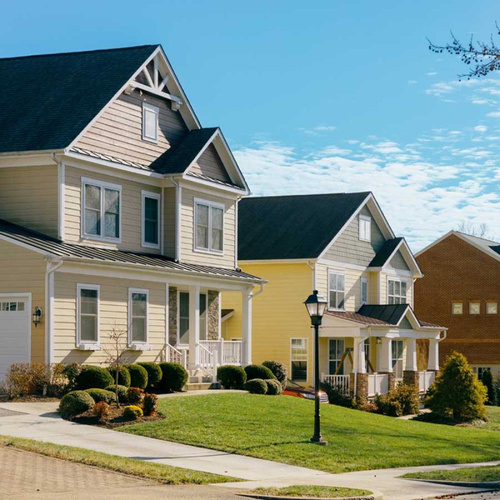 A residential neighborhoos